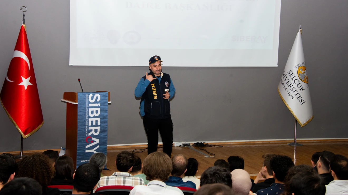 Selçuk Üniversitesinde “Siber Farkındalık” semineri düzenlendi